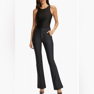 Good American RARE Compression Shine Bootcut Trouser in black